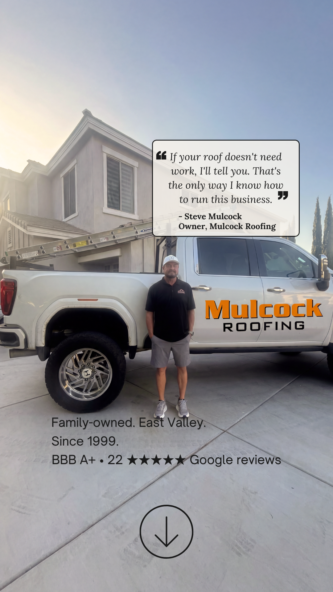 Mulcock Roofing Facebook ad from Jun 5, 2026