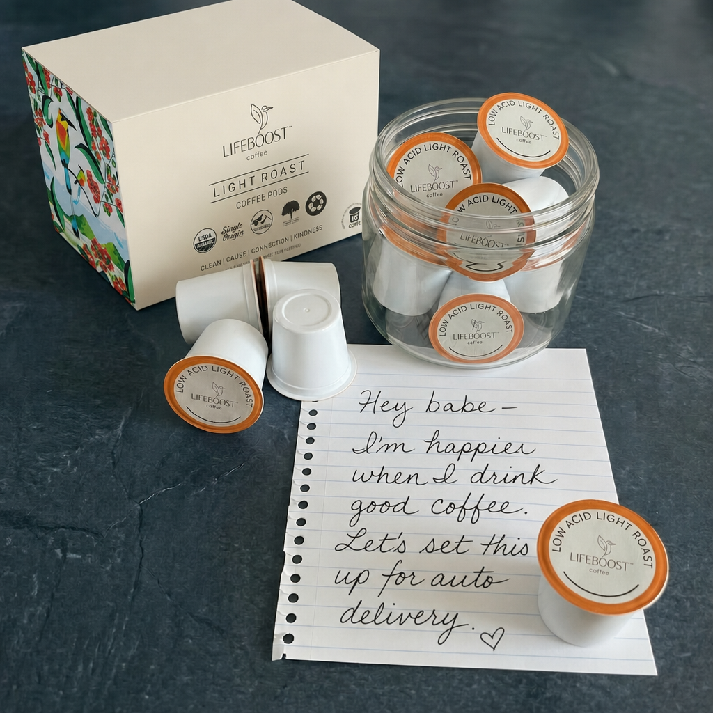 Lifeboost Coffee Facebook ad