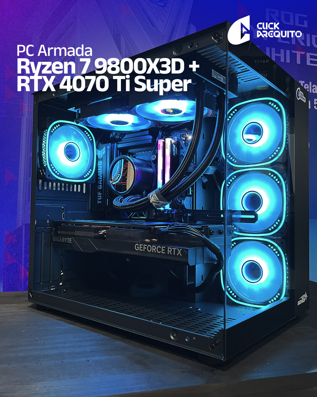 clickarequito Facebook ad: Miren esta belleza que armamos con un Ryzen…