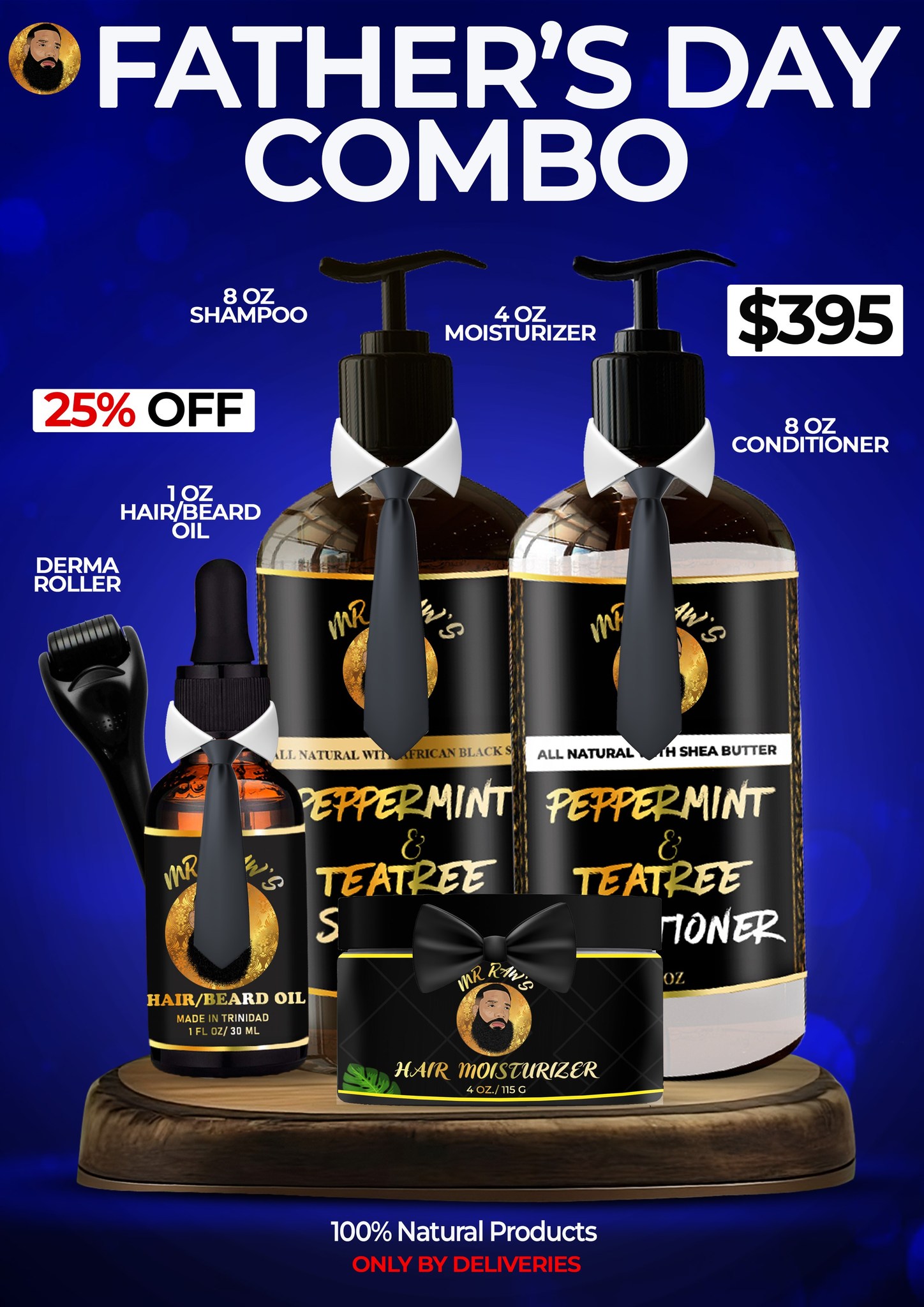 Mr Raw's Facebook ad: SALE! SALE! SALE!