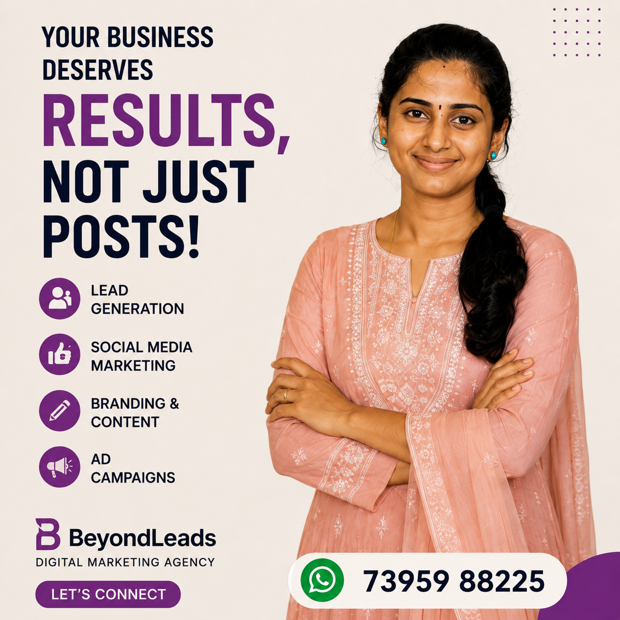 BeyondLeads Facebook ad: Unga Customers-ah Ippo Unga Competitor Eduthuttu Irukanga!