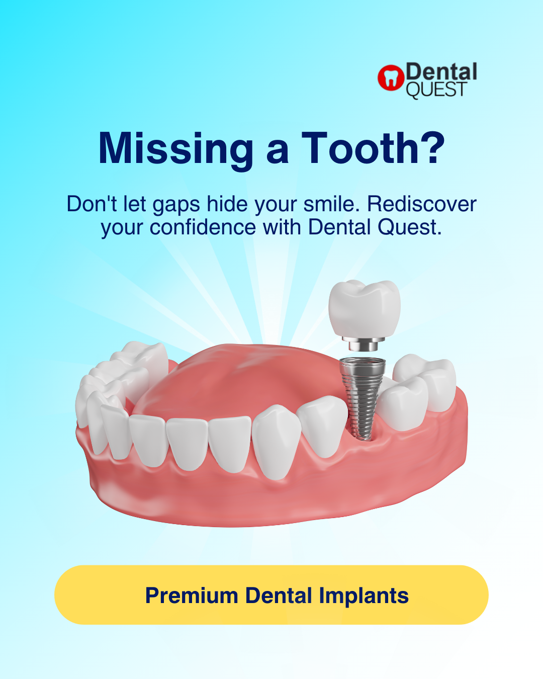 Dental Quest Dwarka Facebook ad: Looking for a trusted dentist in Dwarka?