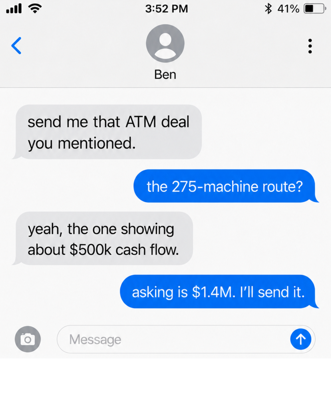Mike Anderson Facebook ad