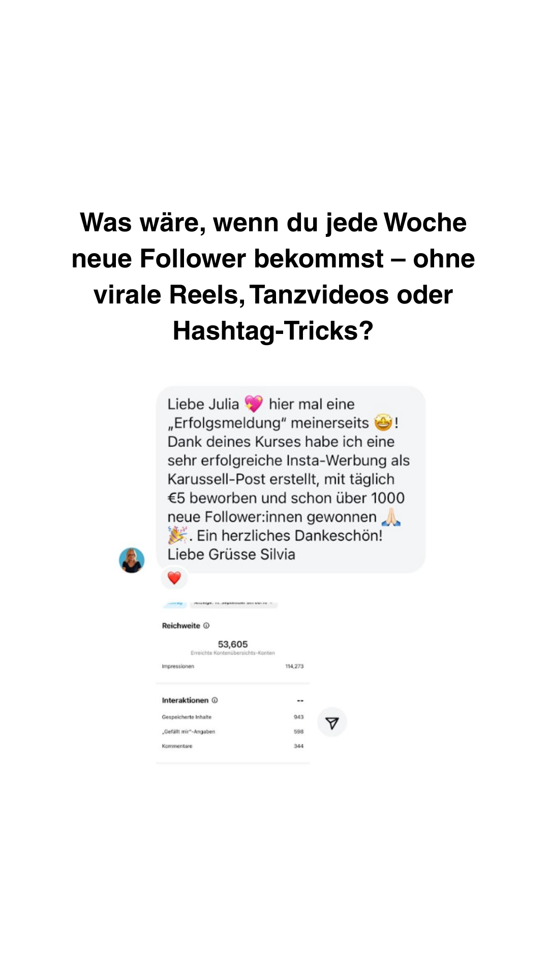 Julia Trost - Online Unternehmensaufbau Facebook ad