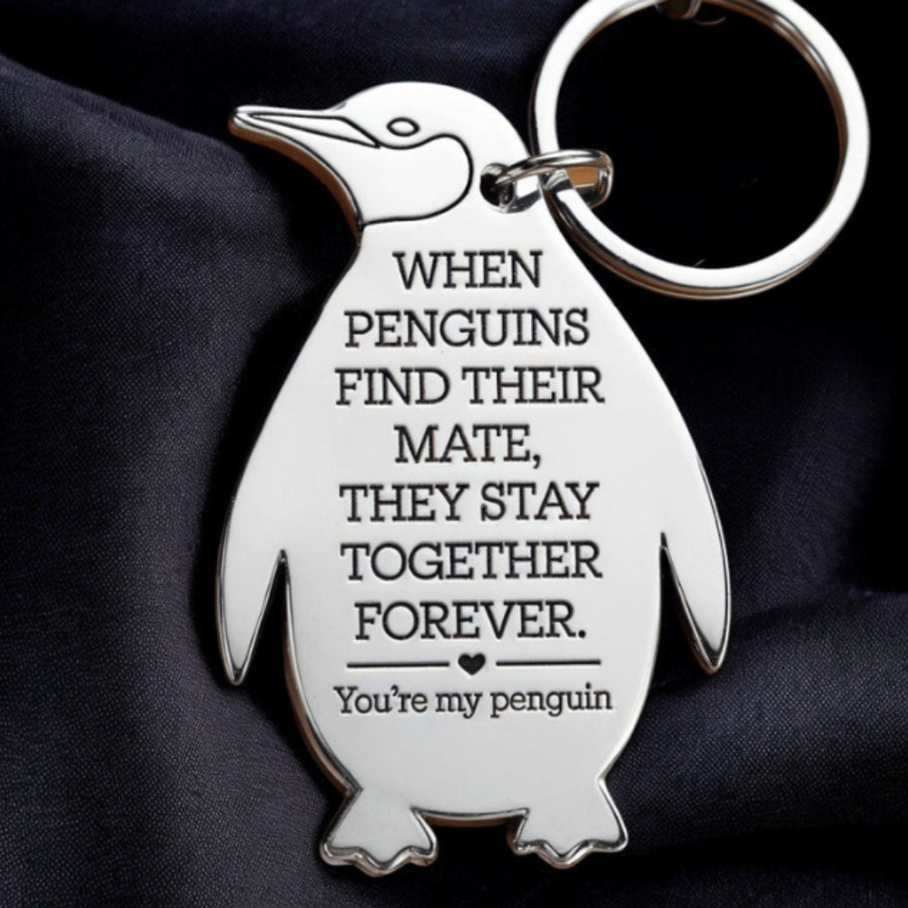Happy Family Gifts Facebook ad: Penguin Forever Keychain
