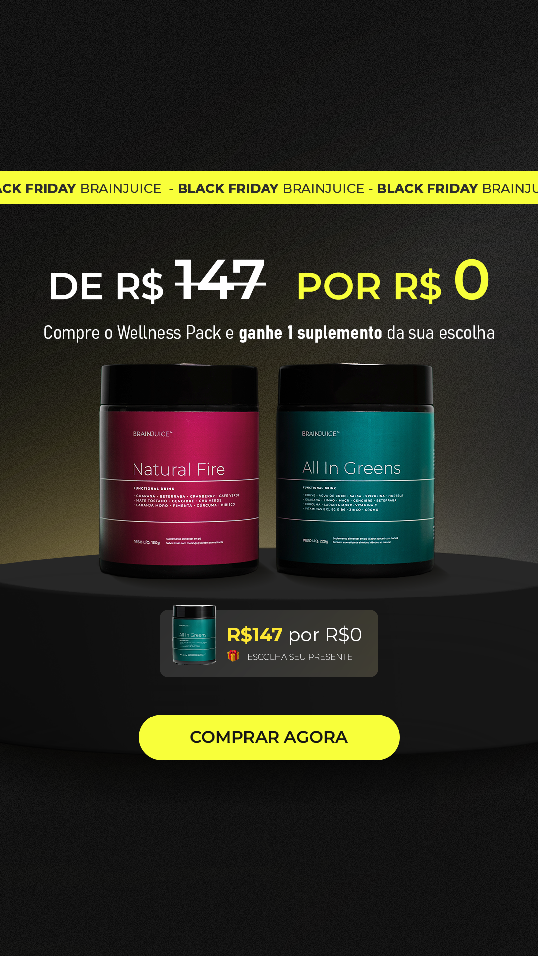 BrainJuice Facebook ad