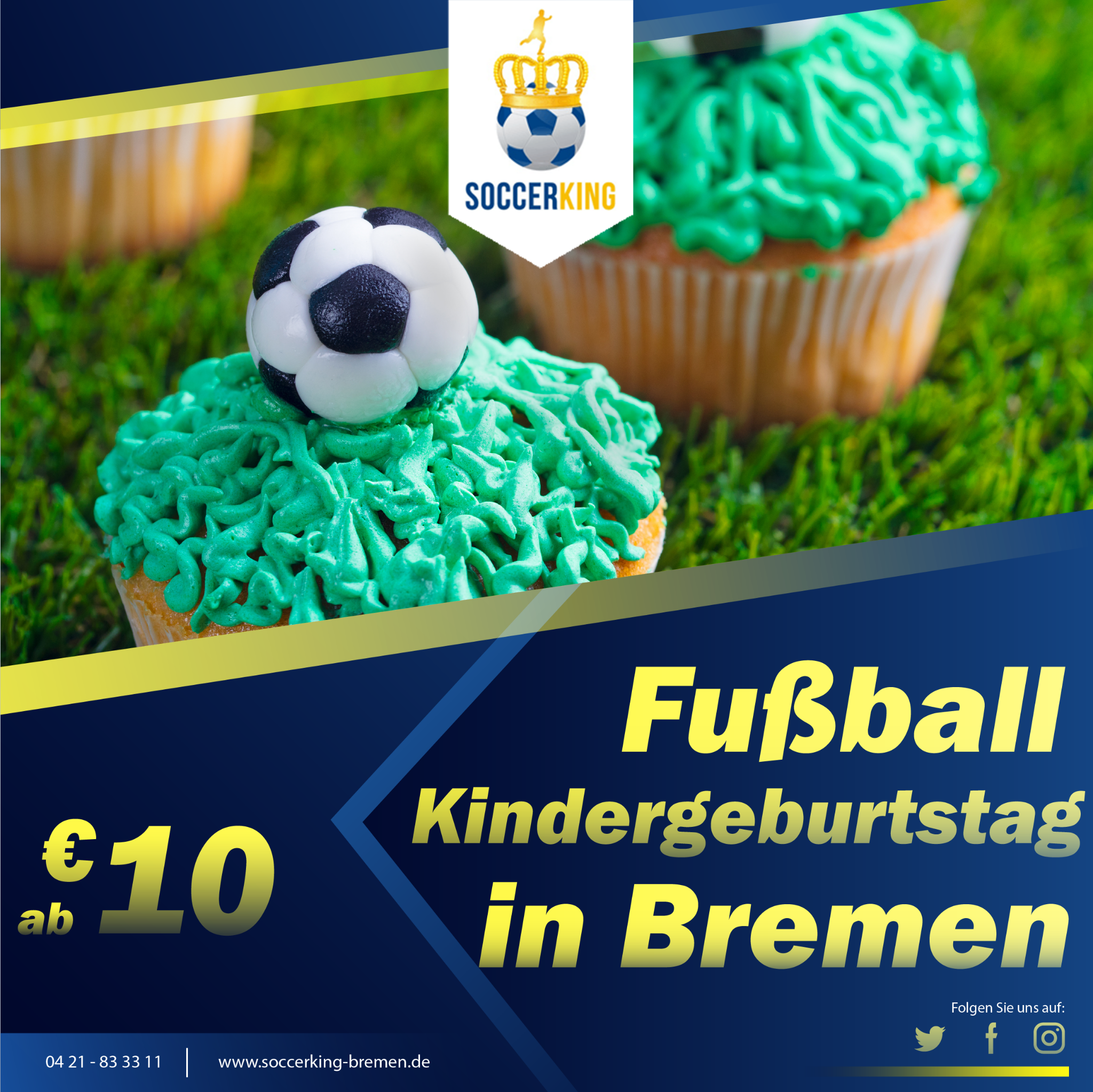 Soccer King Bremen Facebook ad