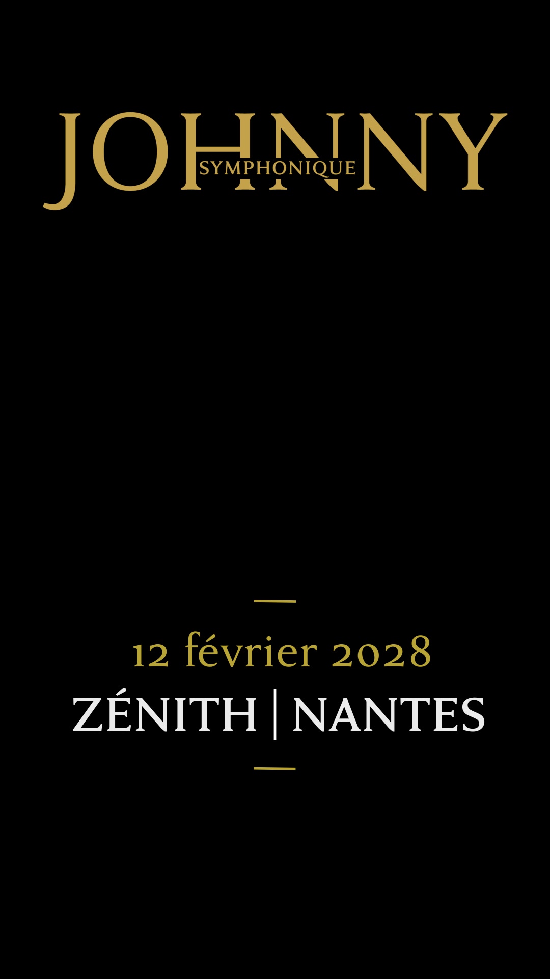Johnny Symphonique Tour - Officiel Facebook ad: L’histoire continue… En tournée dans toute la France…