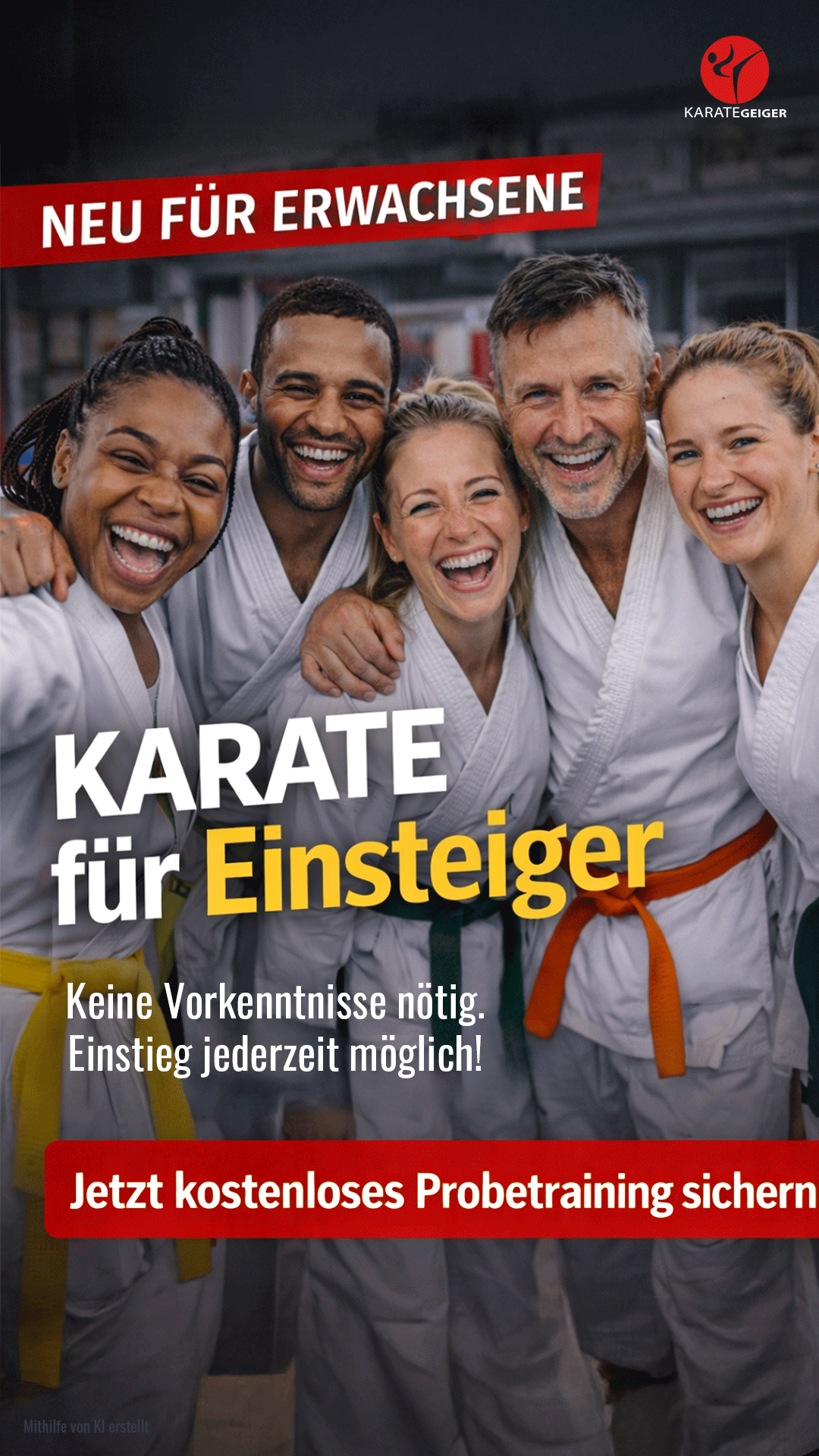 Karate Geiger Facebook ad from Mar 2, 2026