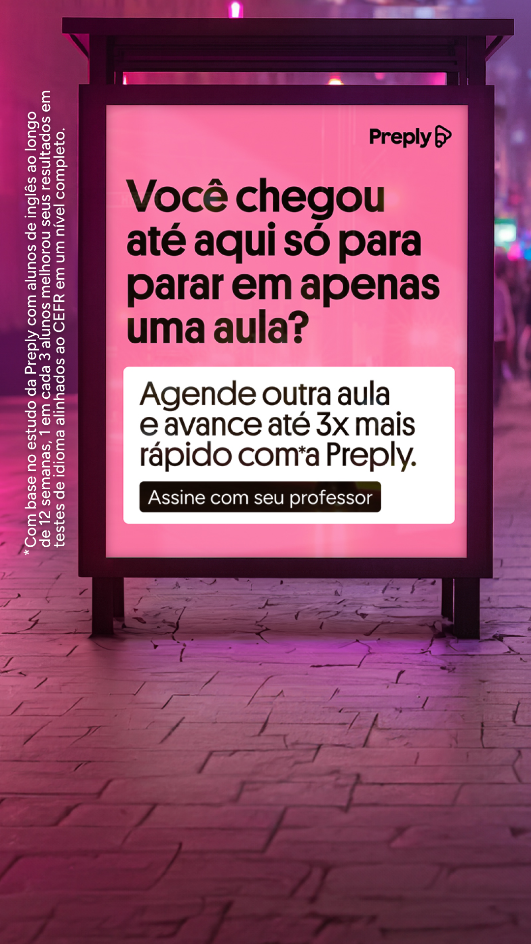 Preply Facebook ad