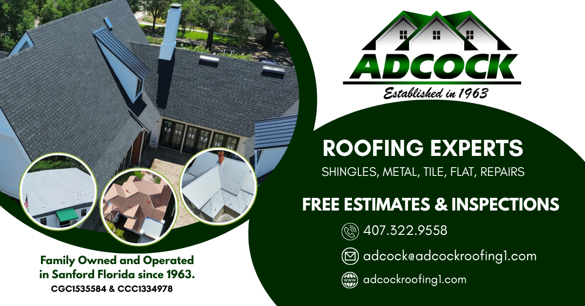 Adcock Roofing Facebook ad