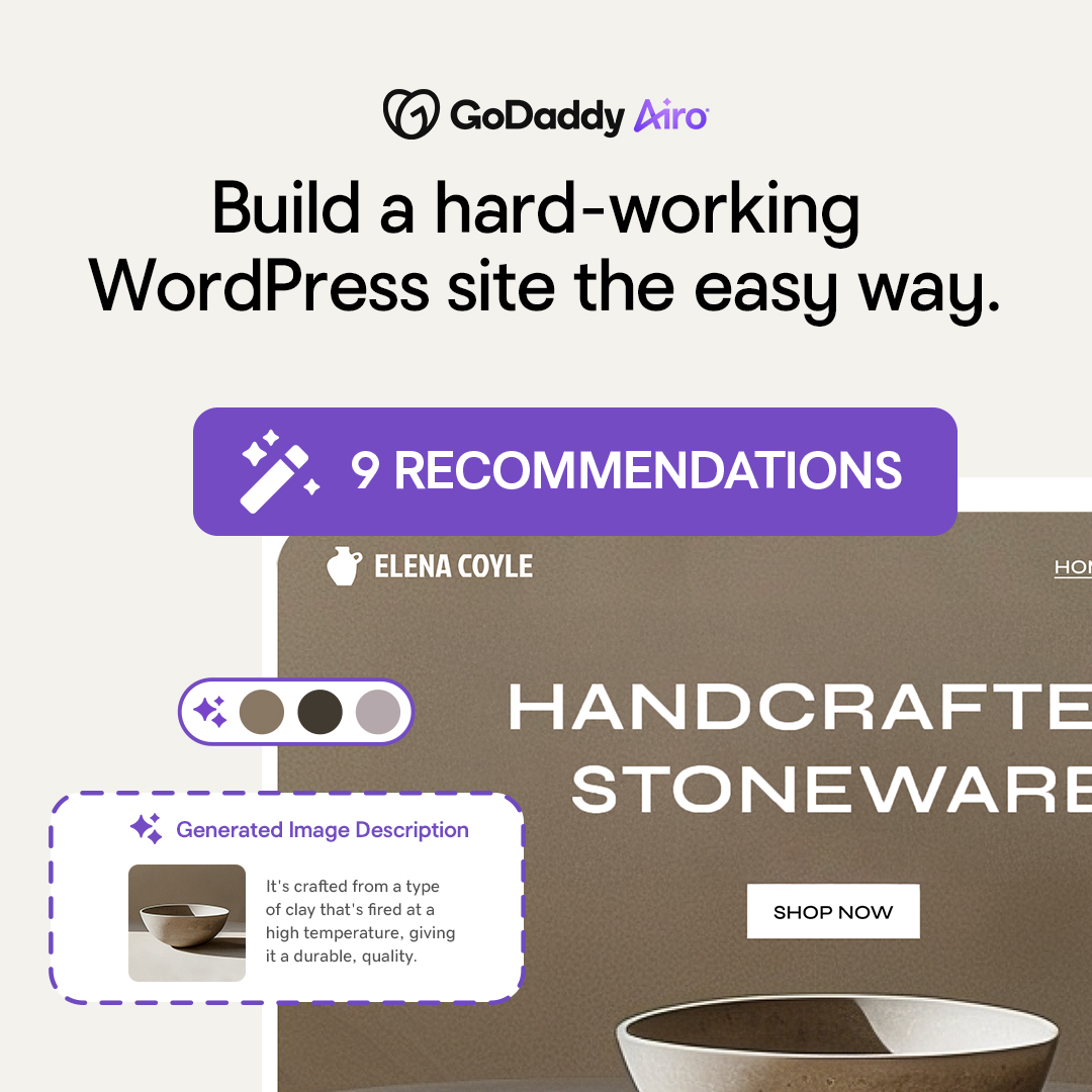 GoDaddy Facebook ad
