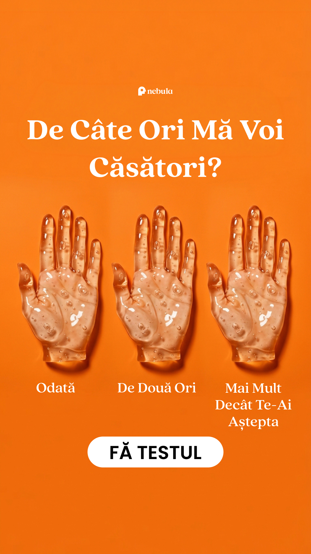 Nebula: Palm Reading Facebook ad