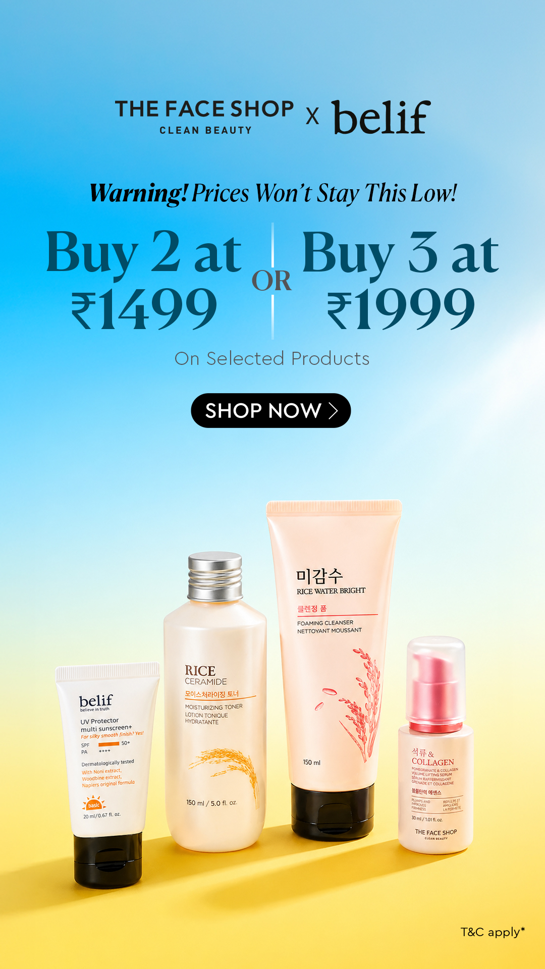 Thefaceshop INDIA Facebook ad