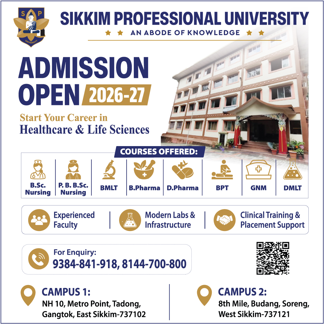 Sikkim Professional University Facebook ad: SPU Sikkim