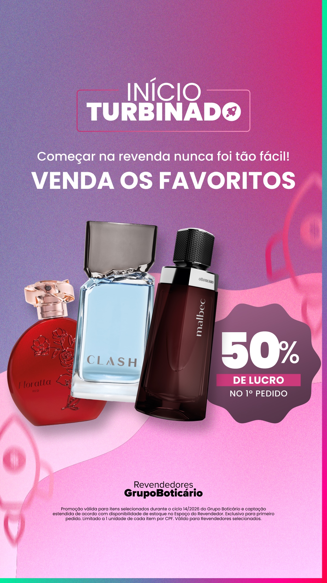 O Boticário Facebook ad: Seja Revendedor Grupo Boticário