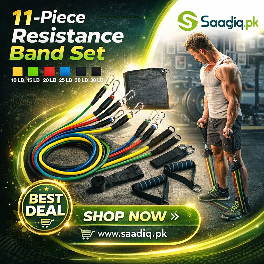 Saadiq.pk Facebook ad: Fitness Made Easy