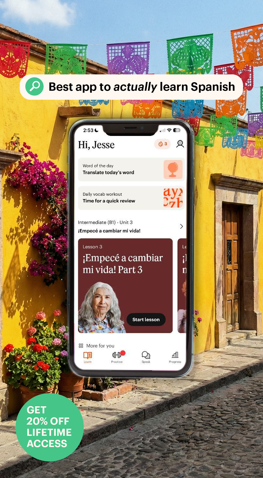 Blossom Facebook ad
