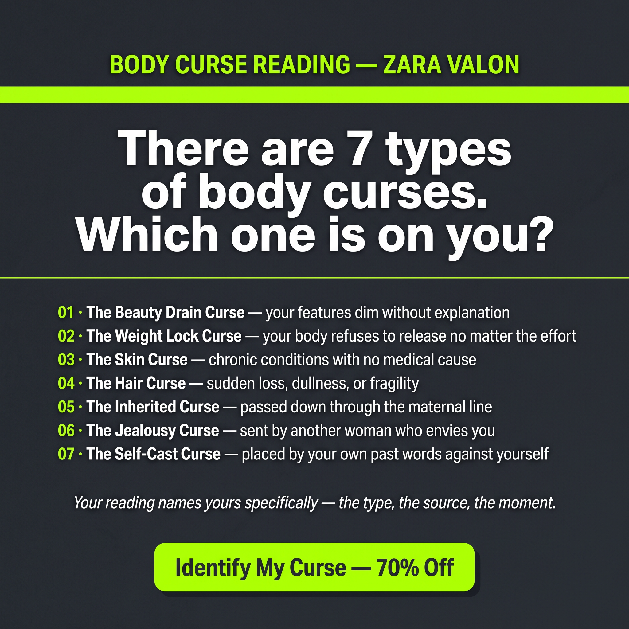 Zara Valon Facebook ad