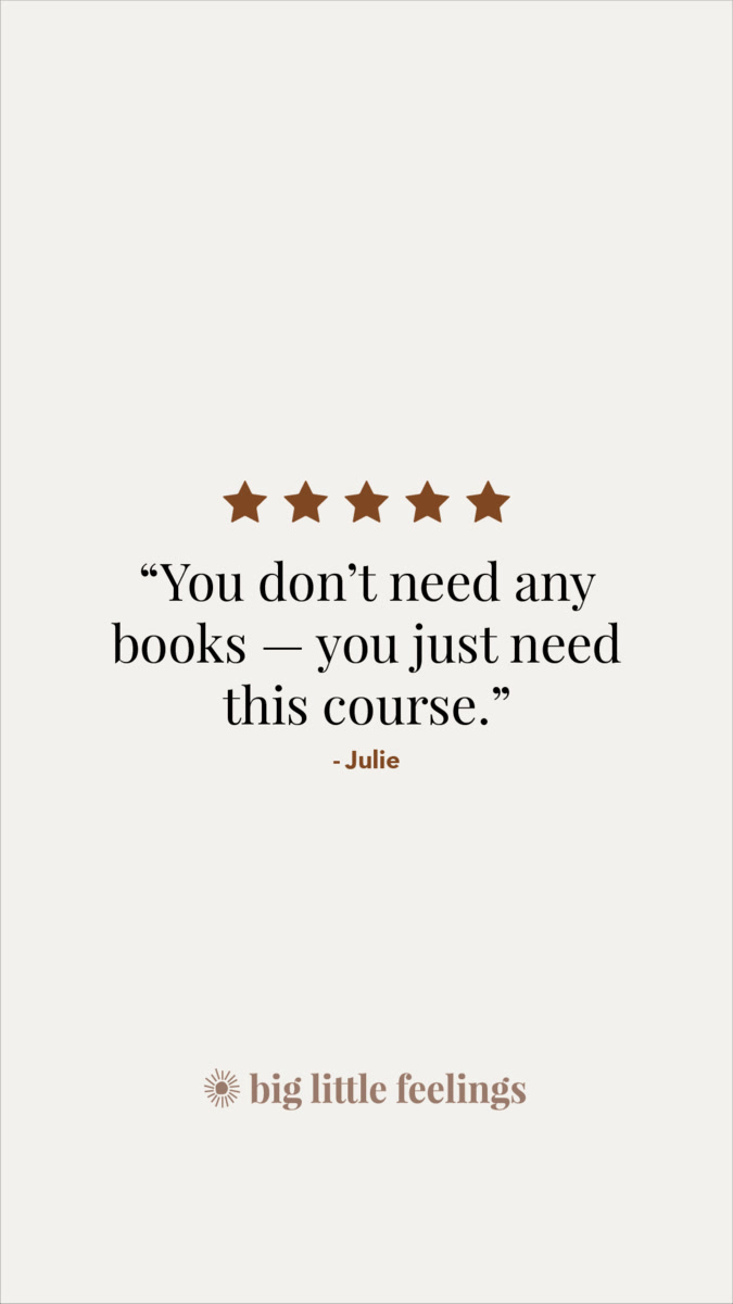 Big Little Feelings Facebook ad: Get the course today!