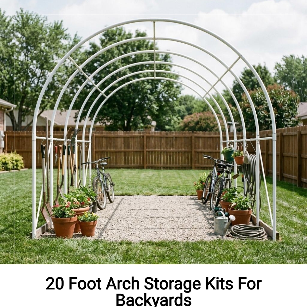 SearchLynk Junction Facebook ad: 20 Foot Arch Storage Kits For Backyards!
