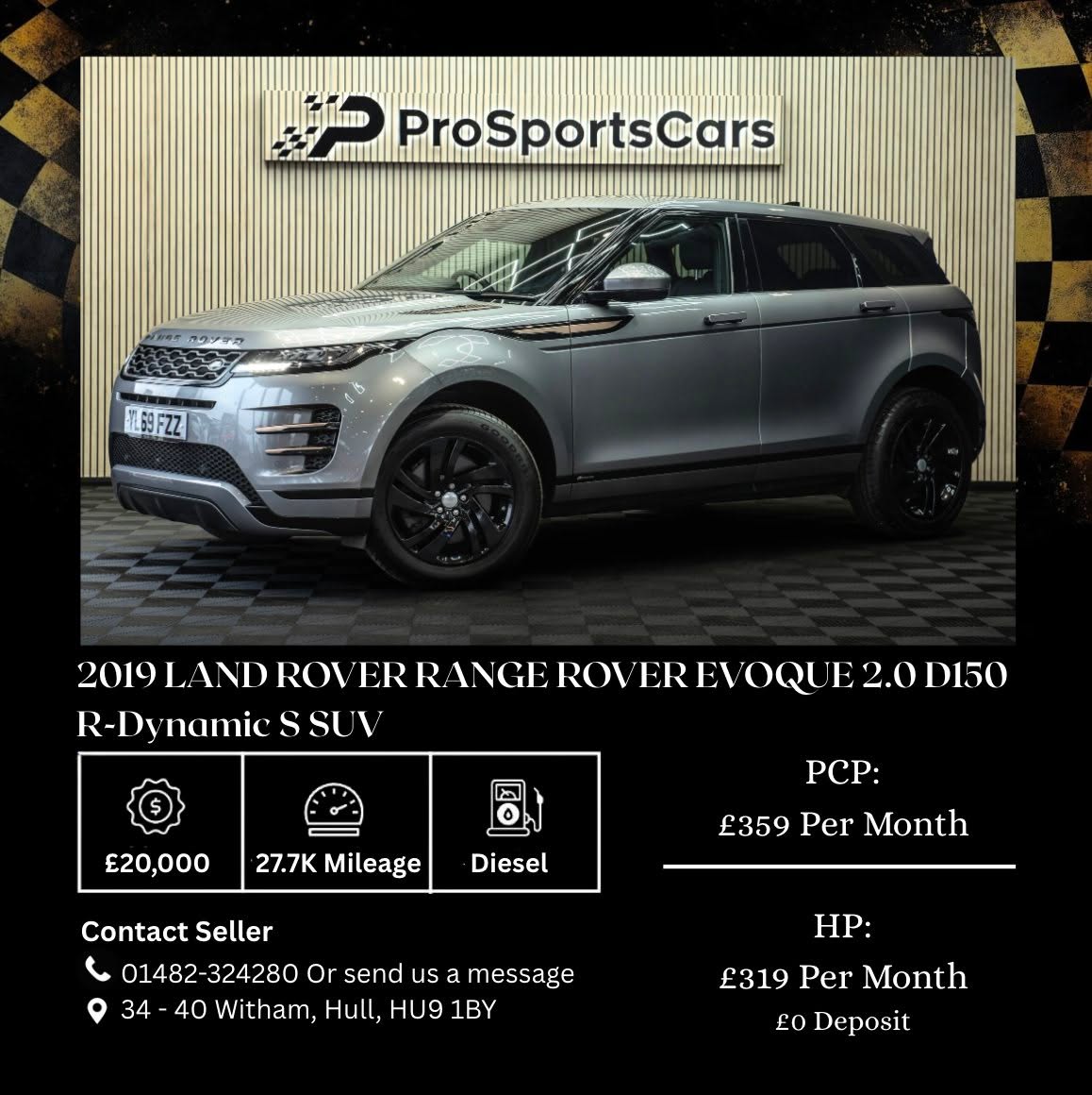 Pro Sports Cars Facebook ad: HOT NEW ARRIVAL