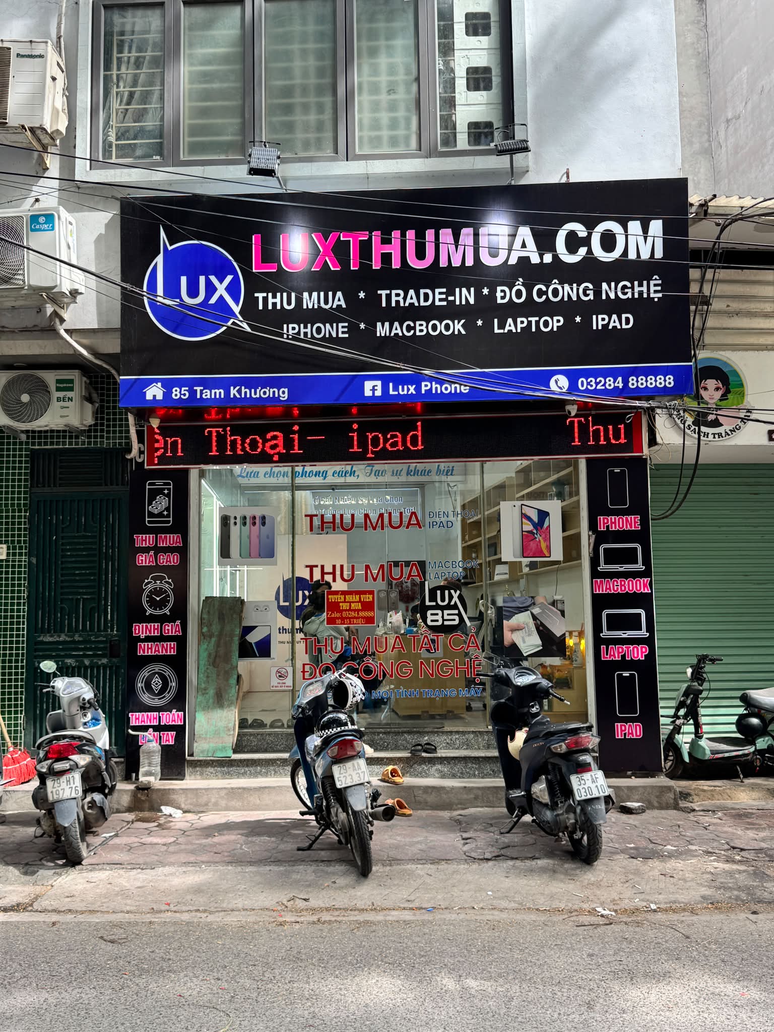 Luxthumua.com Facebook ad: 85 Tam Khương, LUX thu mua đồ công…