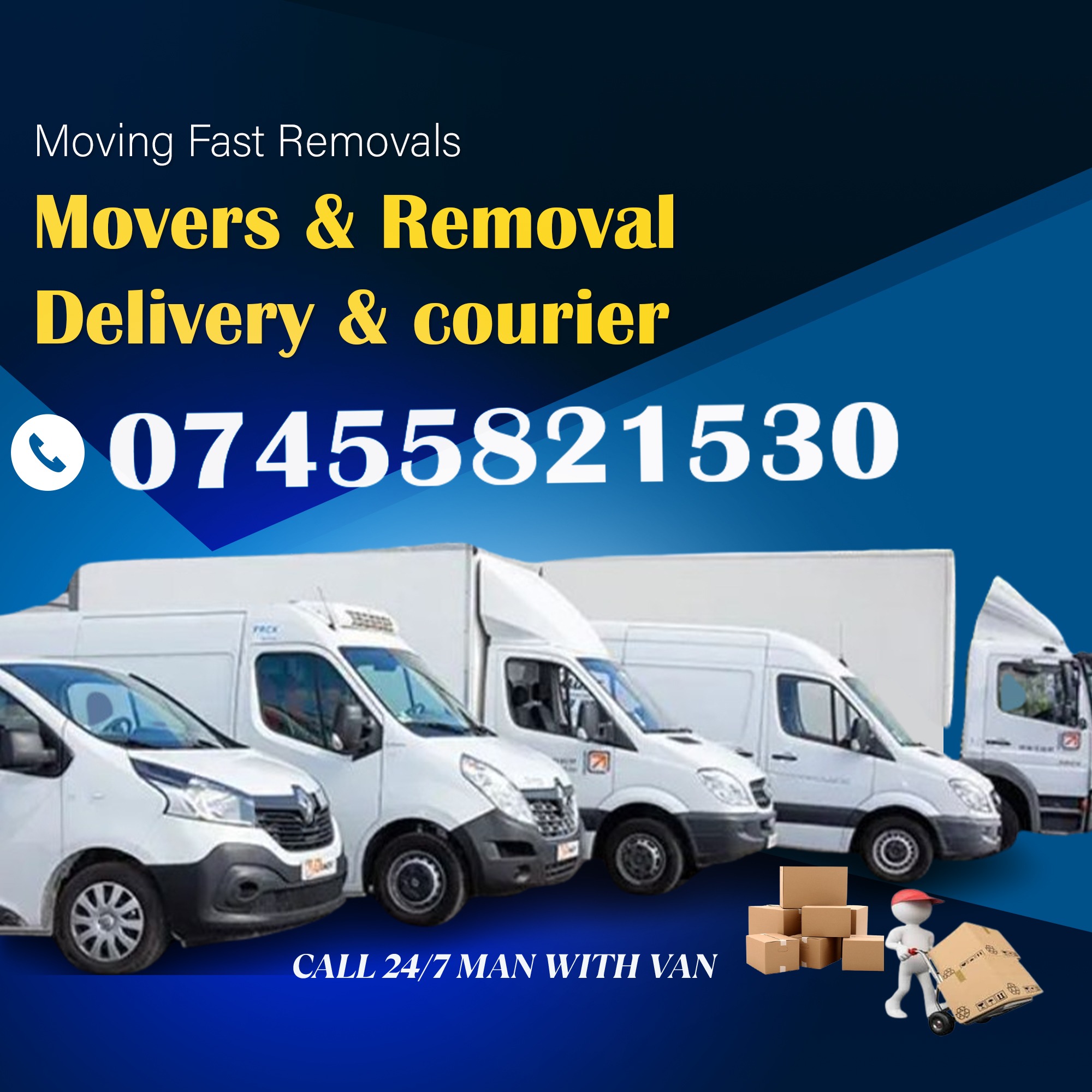 Movers & Removal Facebook ad: MOVERS AND REMOVAL DELIVERY & COURIER