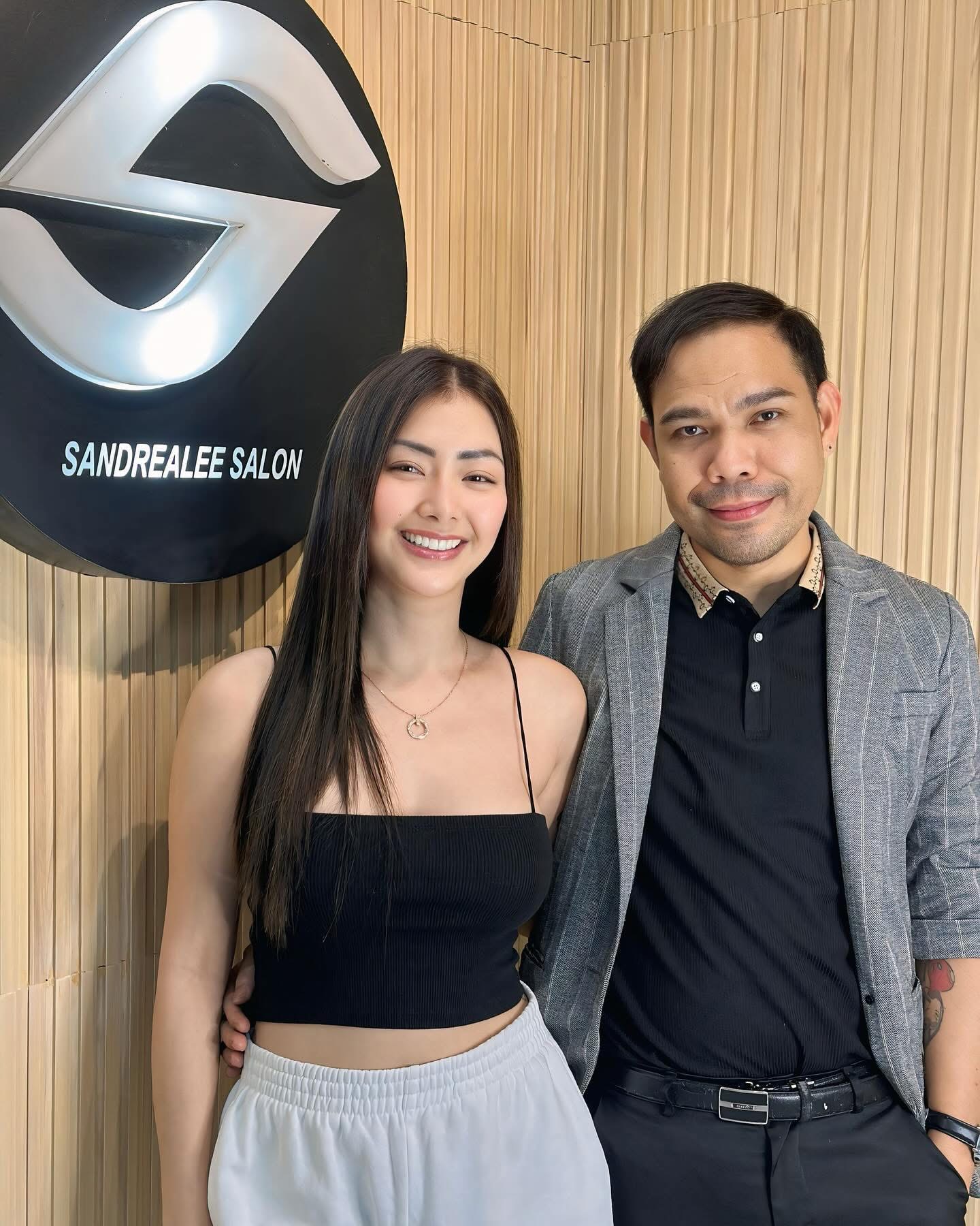 Sandrealee Salon Makati Facebook ad