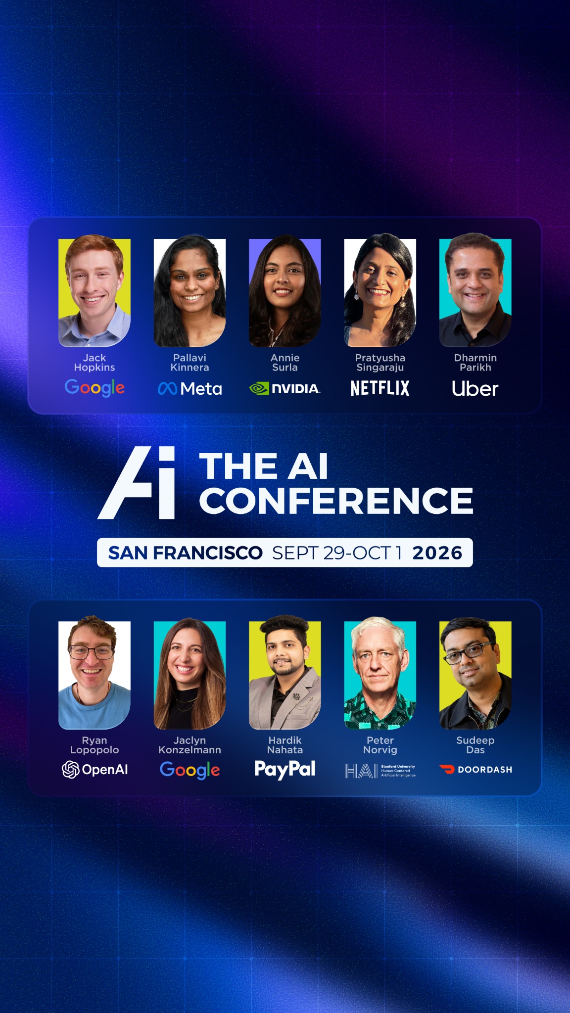 The AI Conference Facebook ad