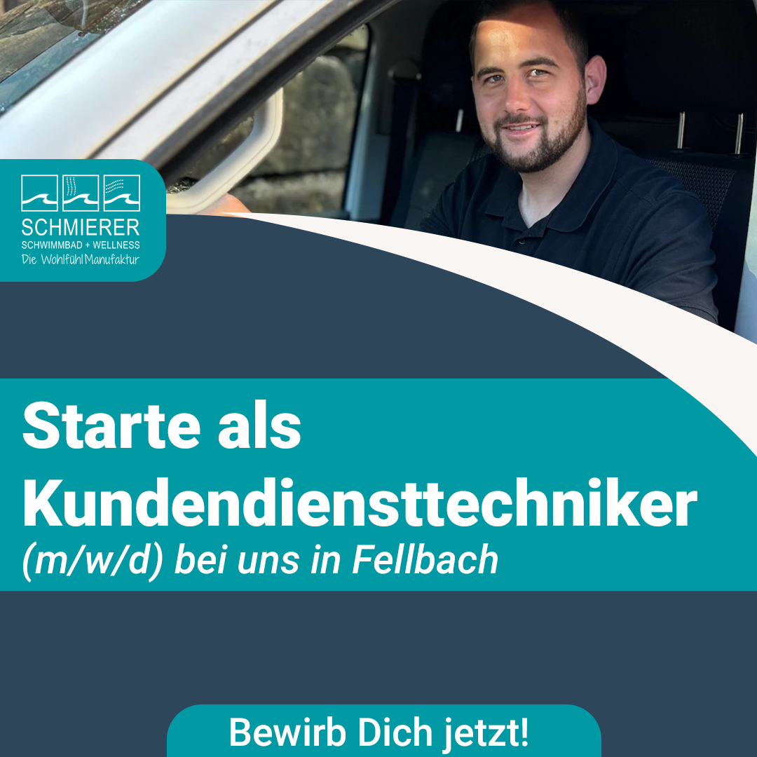 SHS Schmierer GmbH - Schwimmbad + Wellness Facebook ad: Auf der Suche nach einer neuen Herausforderung? Werde…