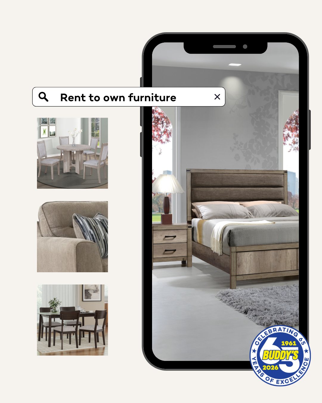 Buddy's Home Furnishings Facebook ad
