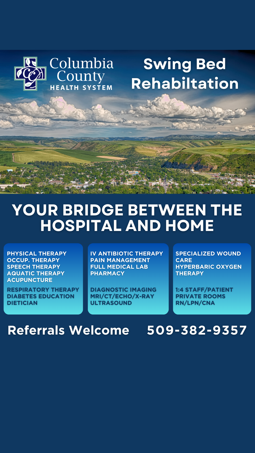 Columbia County Health System Facebook ad