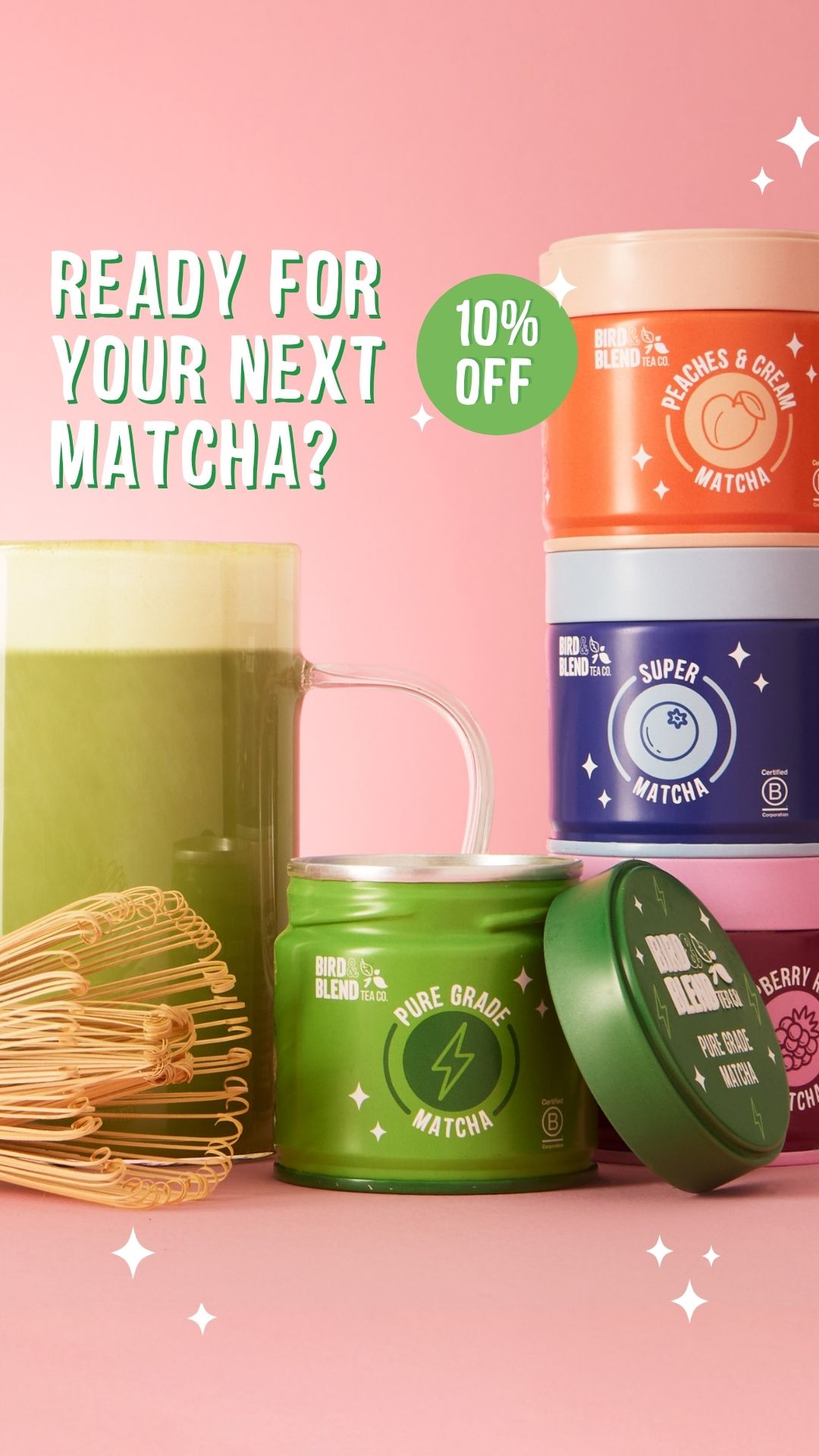 Bird & Blend Tea Co. Facebook ad
