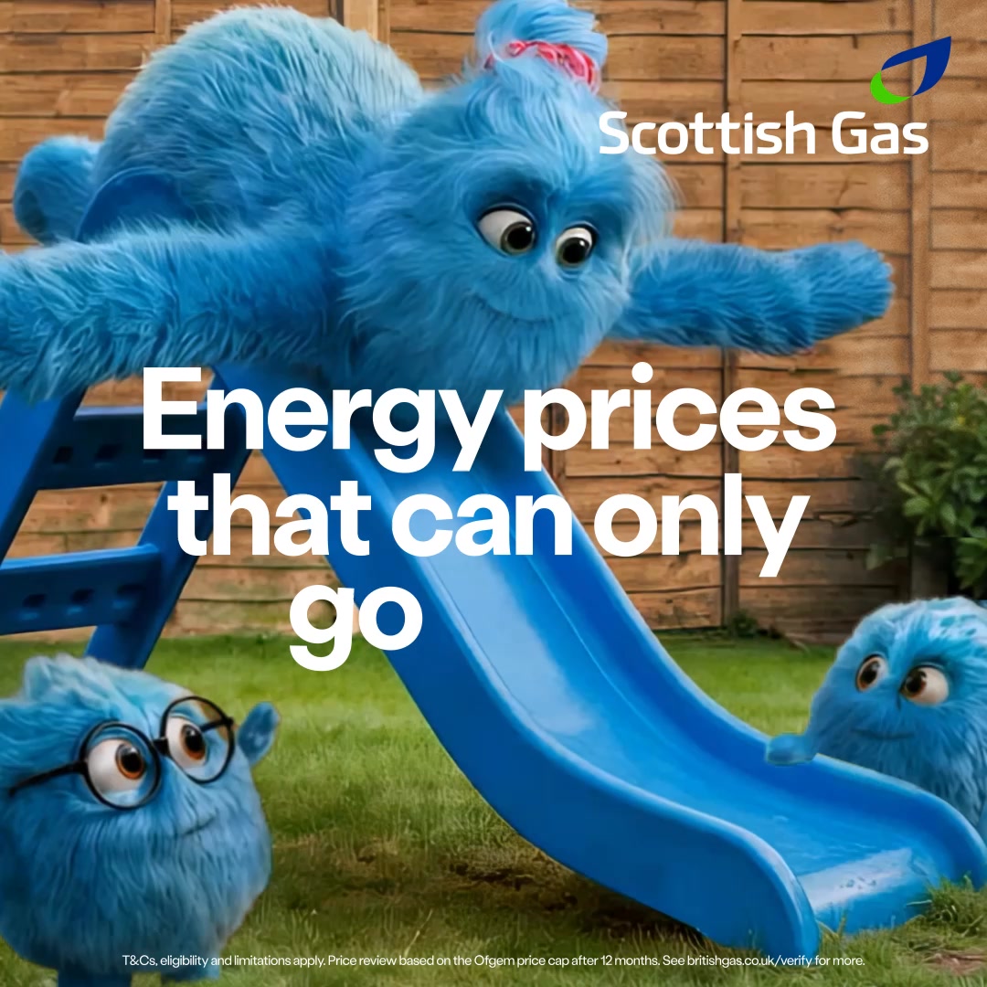 Scottish Gas Facebook ad: Our new Fix & Fall tariff