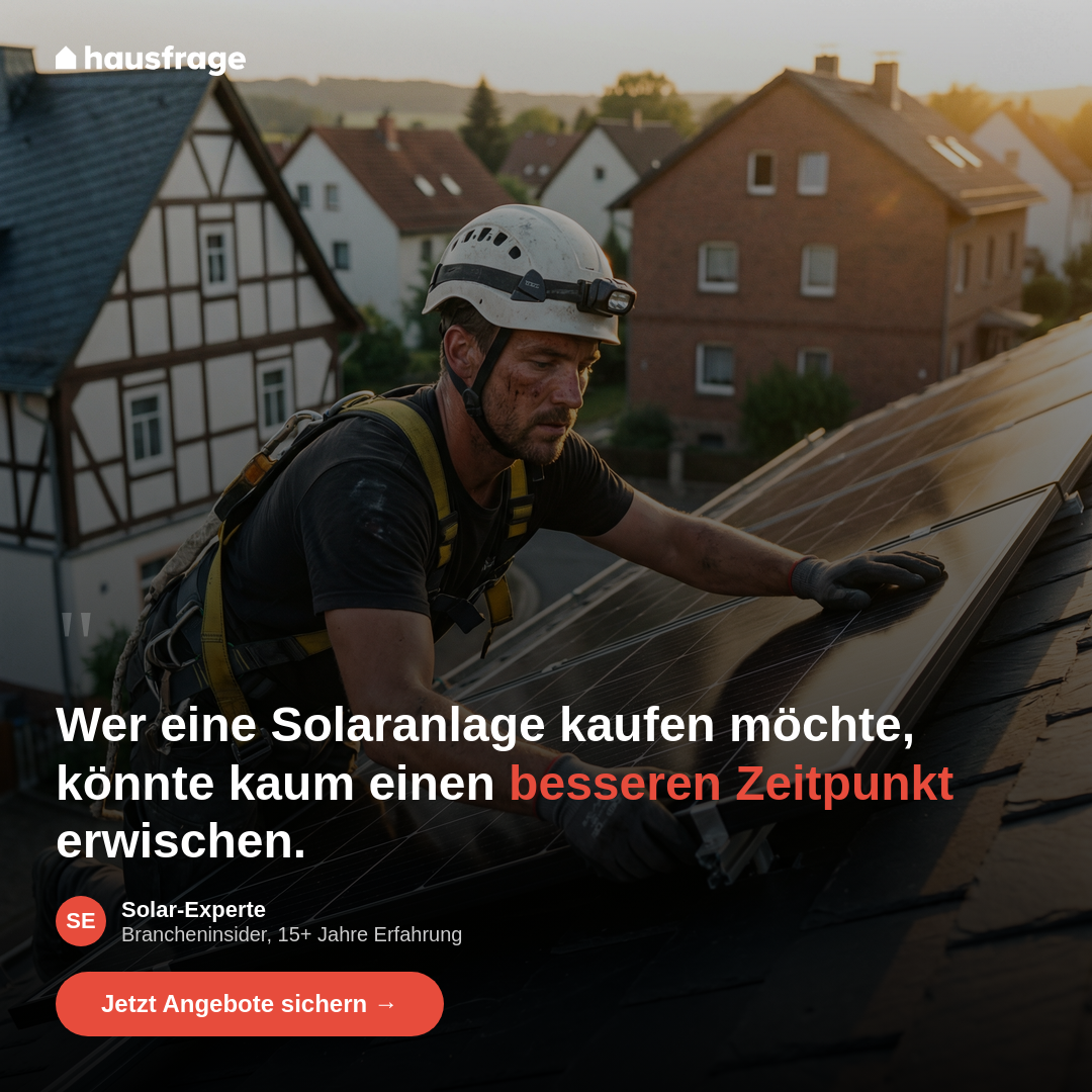Hausfrage Facebook ad