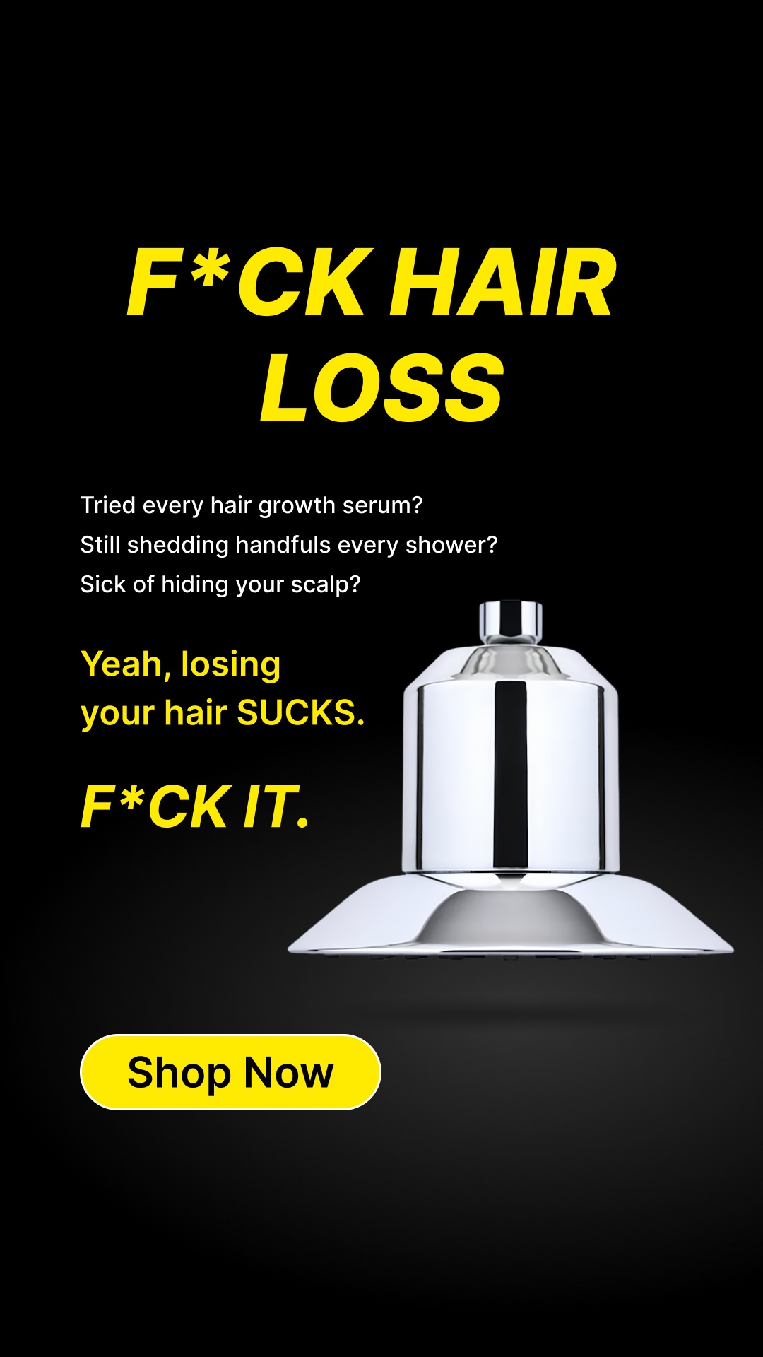 Showerlabs Facebook ad