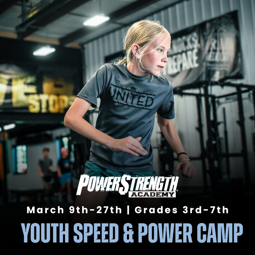 PowerStrength Training Systems Facebook ad: 3-Week Speed & Power Camp