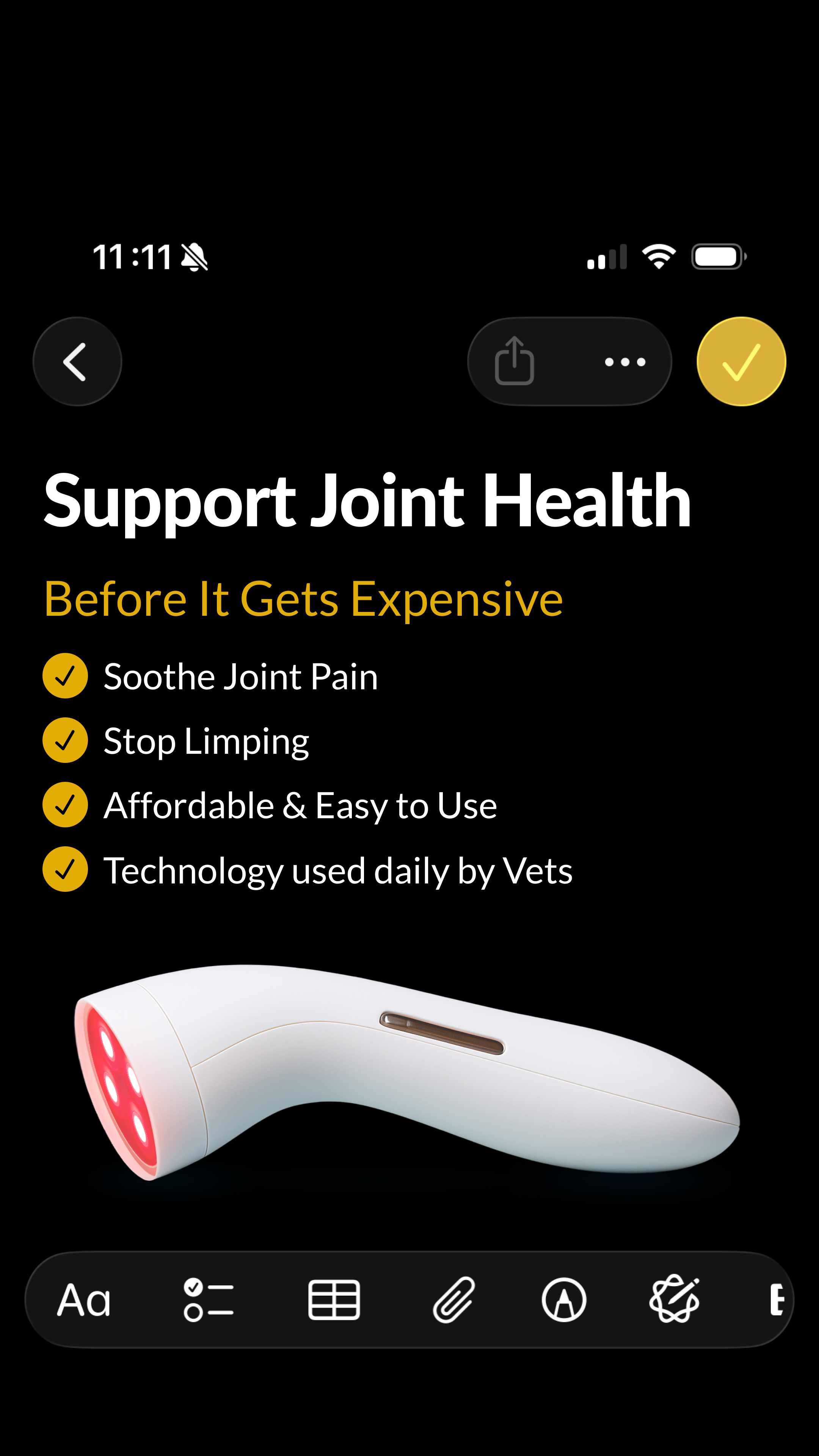 Helio Pet Facebook ad