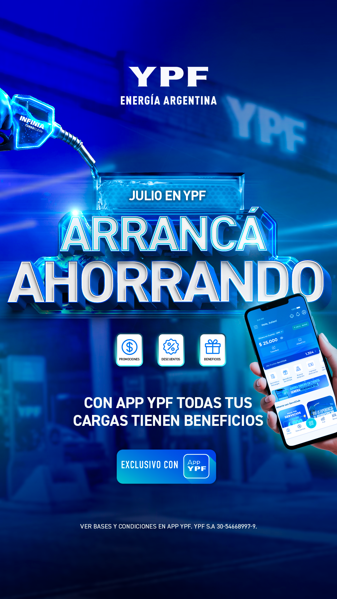 YPF Facebook ad from Jul 8, 2026