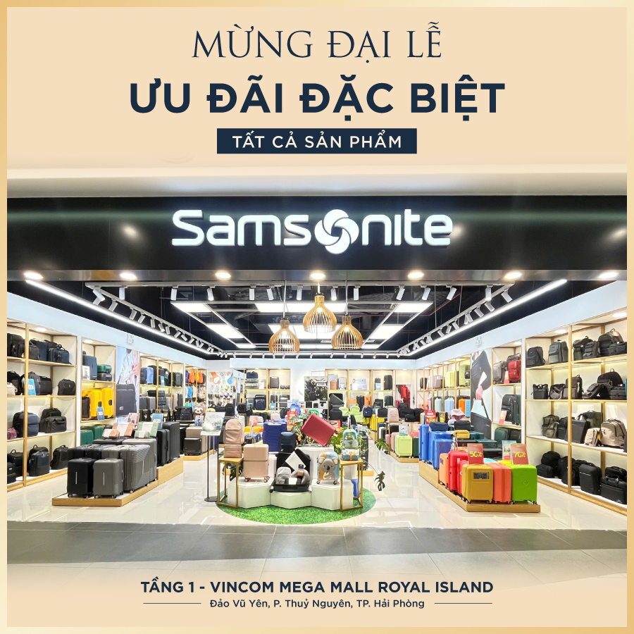 Samsonite Facebook ad from Apr 17, 2026