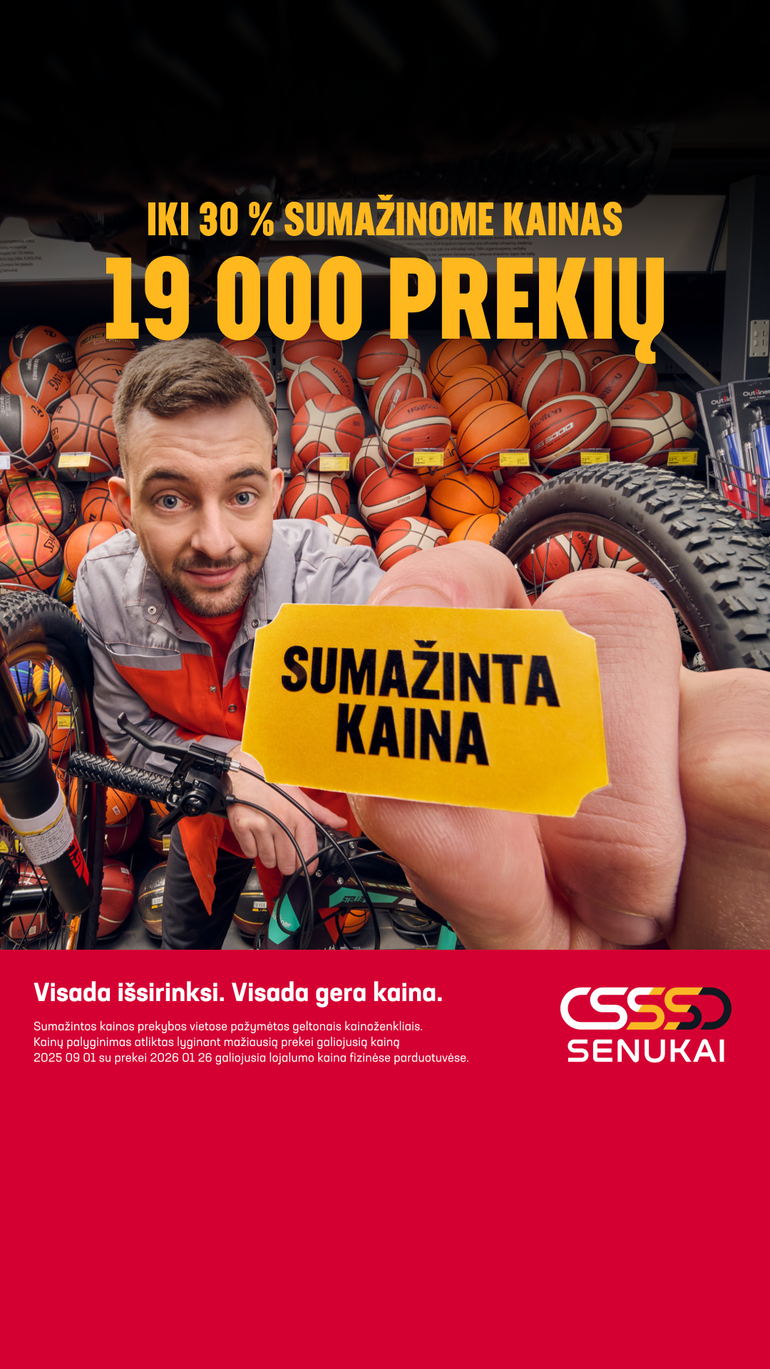 Senukai Facebook ad