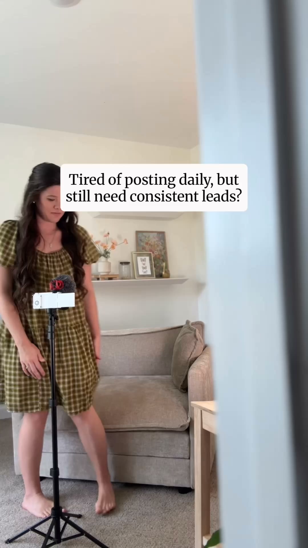 Stephanie Kase Facebook ad: Get off the daily posting hamster wheel
