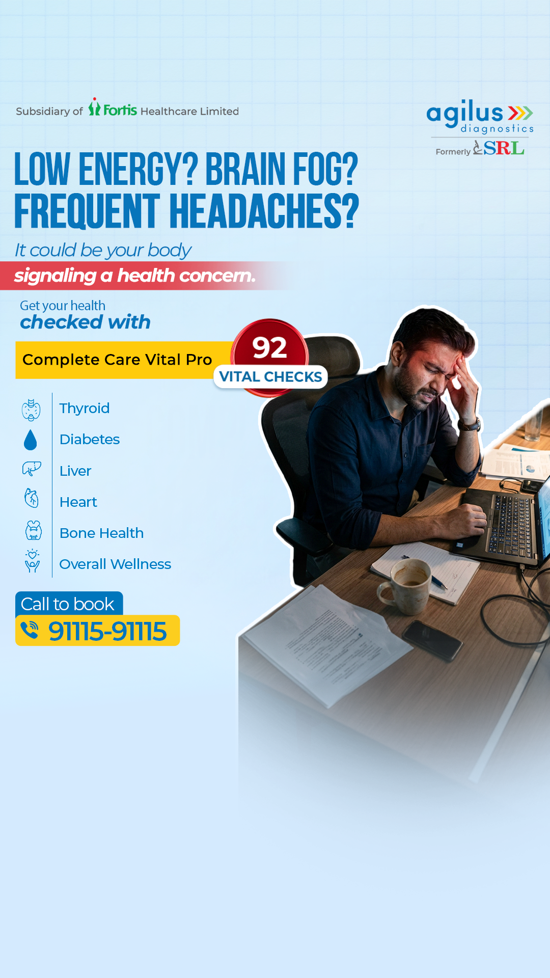 Agilus Diagnostics Facebook ad