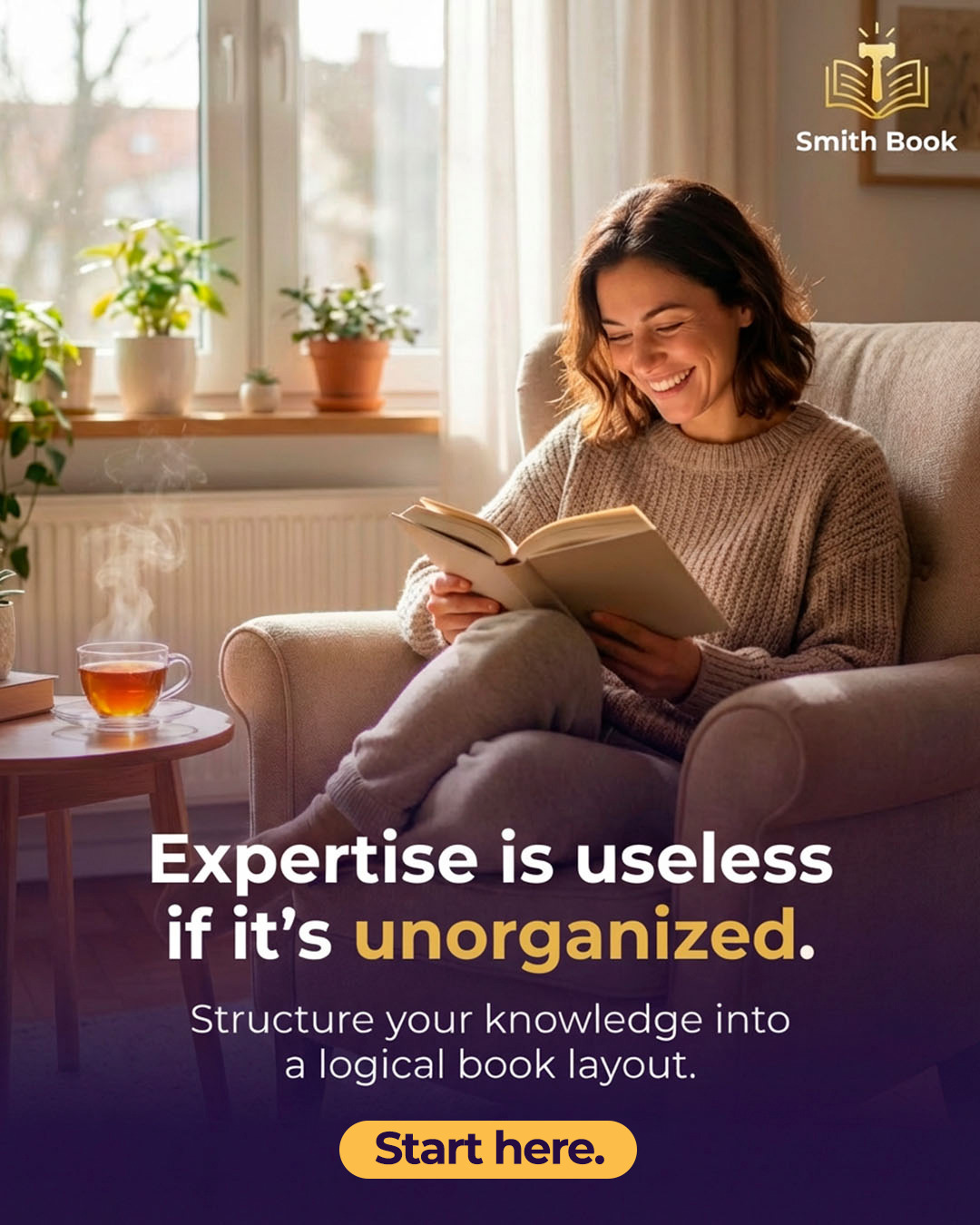 SmithBook Facebook ad