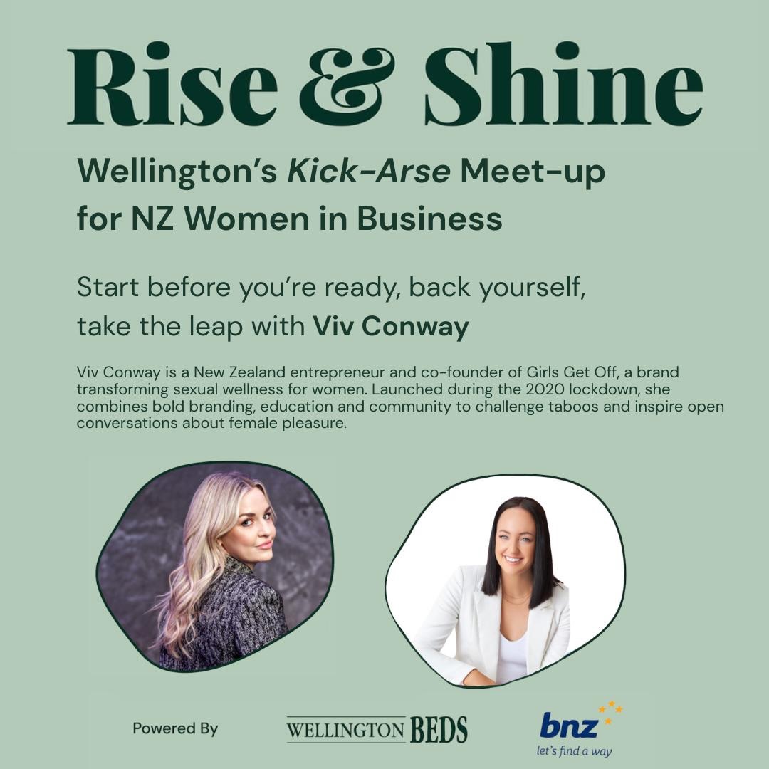 patricekimberley Facebook ad: Rise & Shine Networking Event incoming!