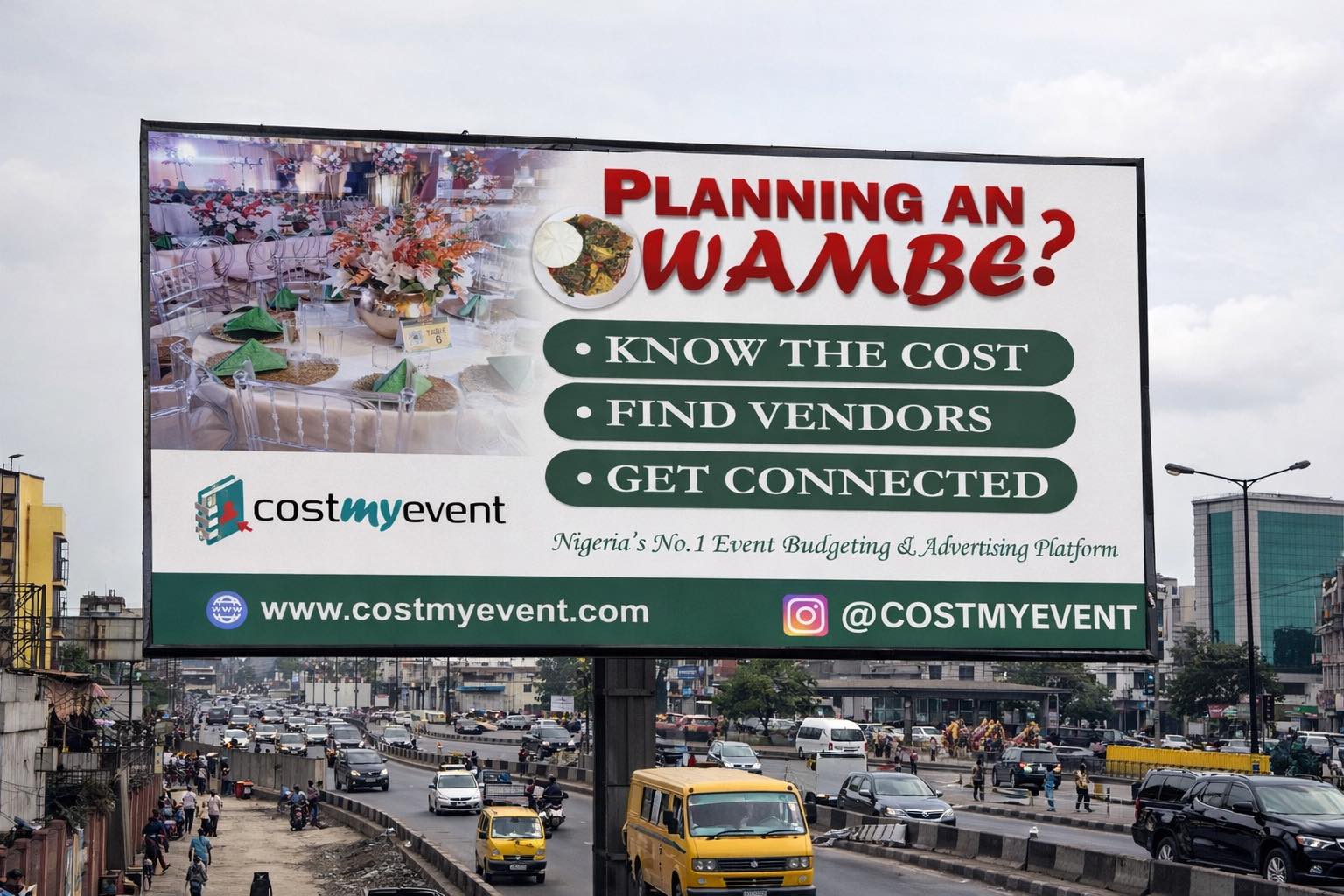 Costmyeventng Facebook ad: Vendor or client?