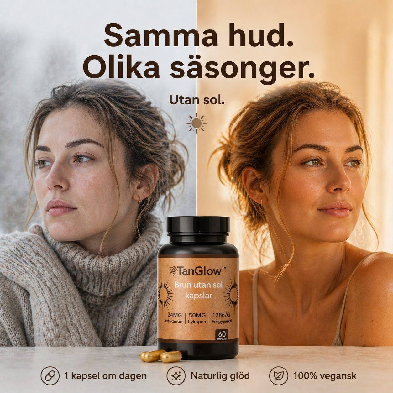 Maja Eriksson Facebook ad: Få en strålande glow på 7 dagar >>