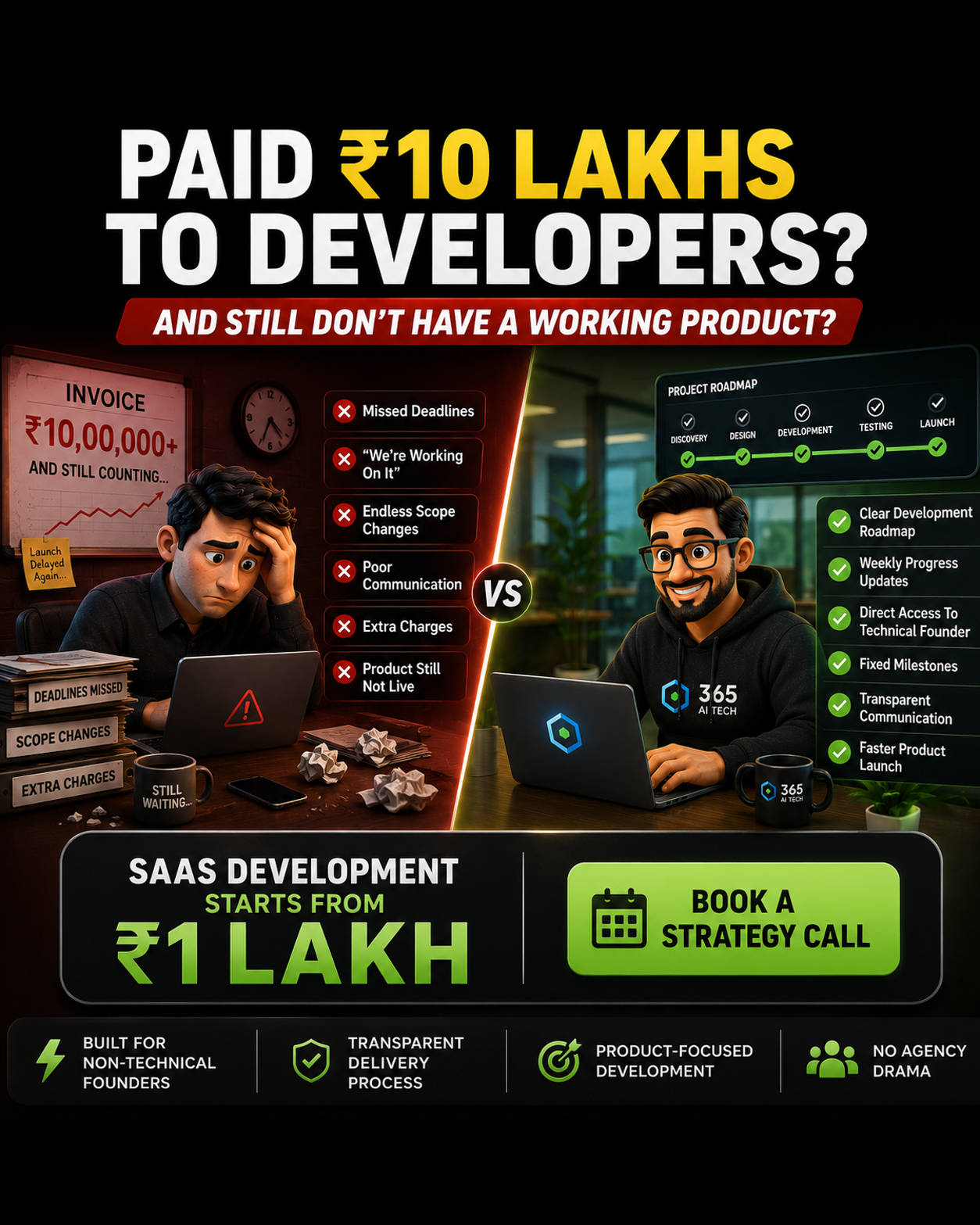 HireAgent Facebook ad