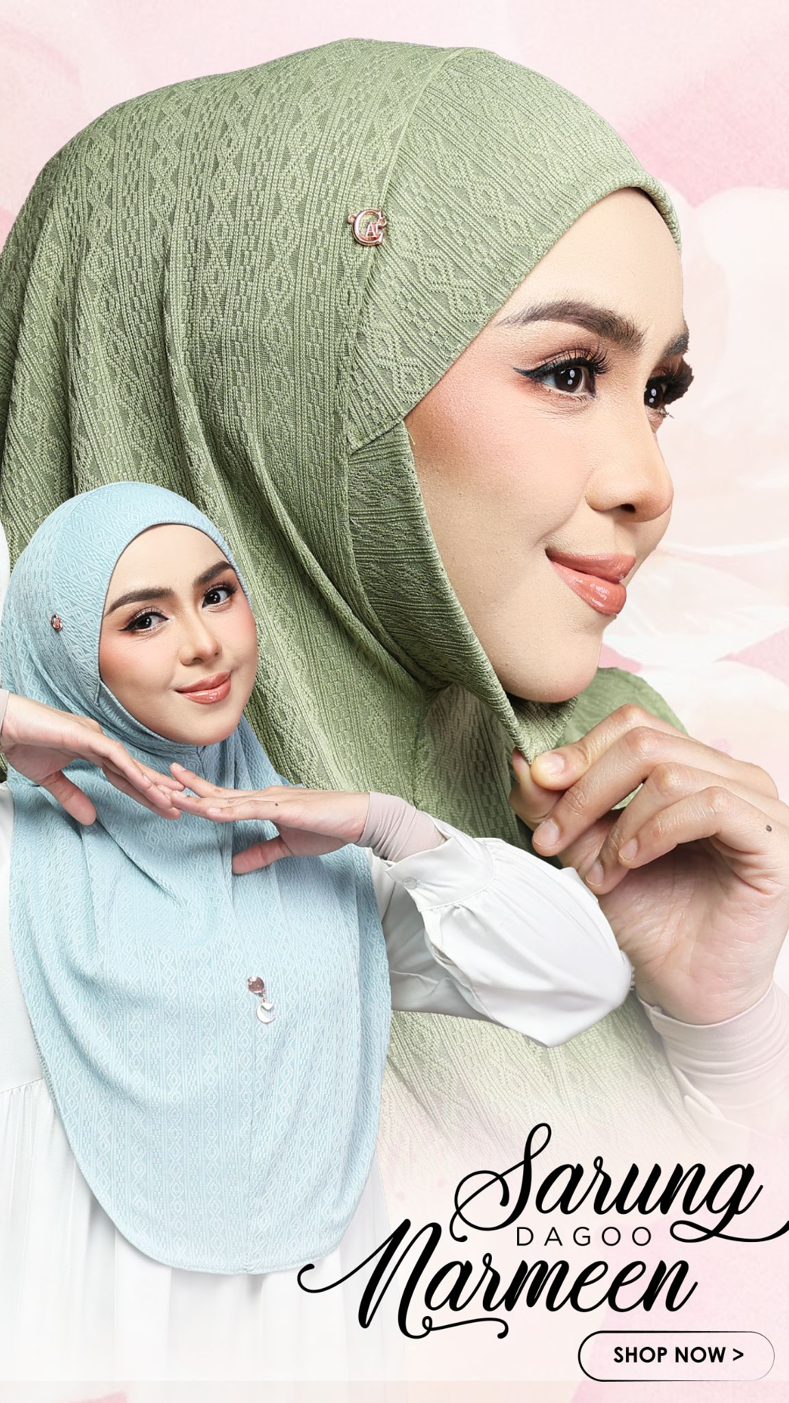 The Cat Outfit Facebook ad: 5 HELAI RM100 JE! BOLEH TUKAR-TUKAR TUDUNG IKUT OUTFIT…